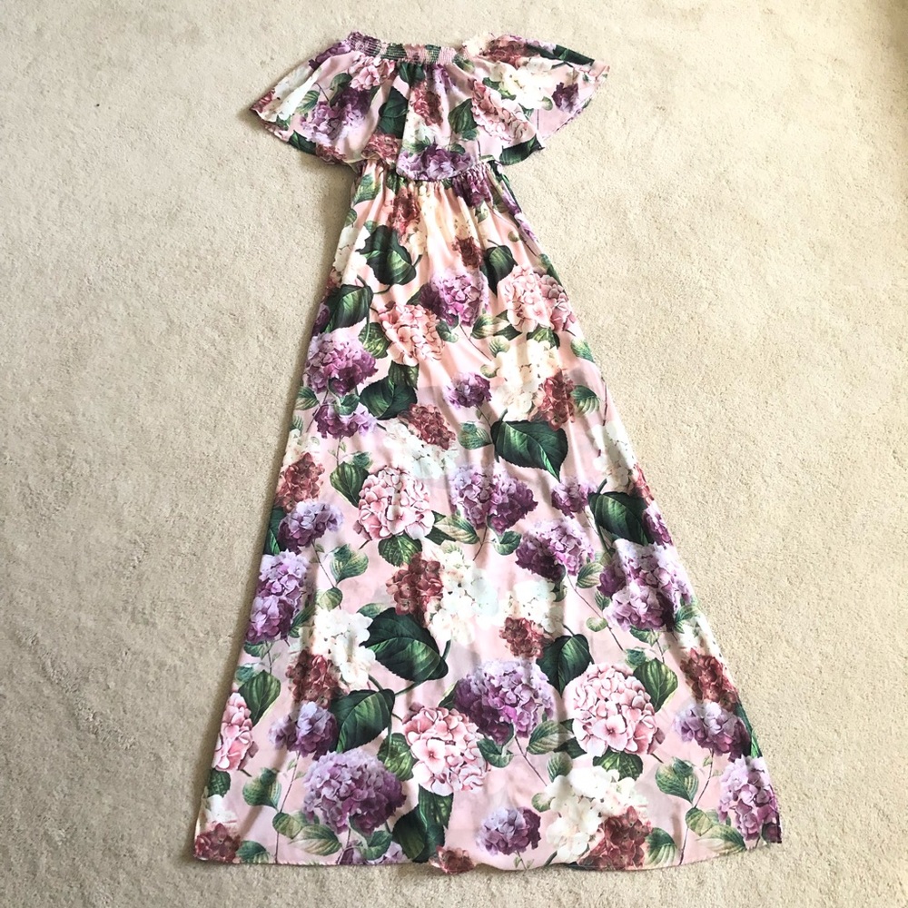 Show Me Your Mumu Off Shoulders Maxi Dress XS NEW